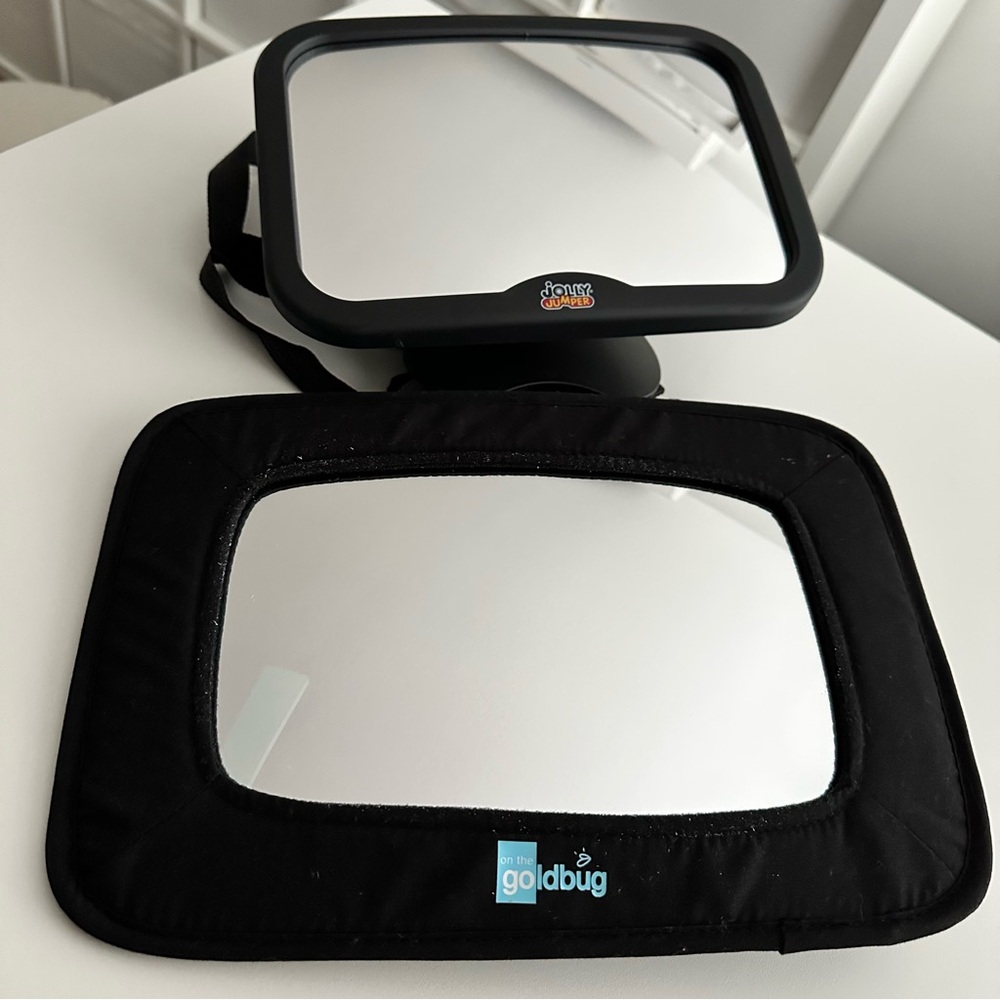 Jolly Jumper + Goldbug Baby Car Mirror Set